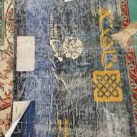 دو تخته فرش ۶متری آبی سفارشی|فرش|تهران, پرستار|دیوار