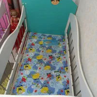 تخت کودک همراه با تشک|تخت و سرویس خواب|رشت, باهنر|دیوار