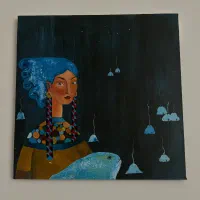 تابلو نقاشی دست‌ساز ۵۰×۵۰