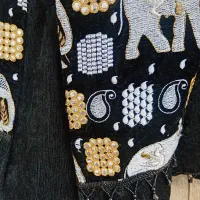 کت وسارافون مخمل وسوزن دوزی|لباس|بم, |دیوار