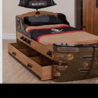 سرویس خواب نوجوان طرح کشتی دزدان دریایی|تخت و سرویس خواب|همدان, |دیوار