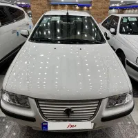 سمند ملی سفید دوگانه کارخانه درحد