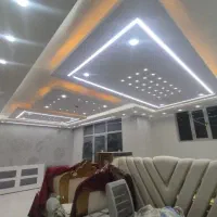 دکوراسیون کابینت ام دی اف کمد کاغذ کناف رنگ