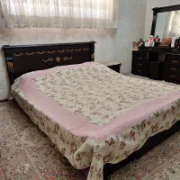 سرویس خواب دو نفره  تمام چوب|تخت و سرویس خواب|شیراز, شهرک بهشتی|دیوار