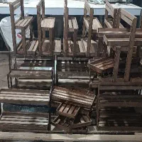 استند چوبی جا ادویه نظم دهنده بانکه بار کافه بار|صنایع دستی و سایر لوازم تزئینی|قم, بیانی|دیوار