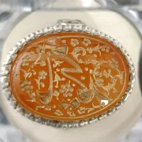 انگشتر عقیق ذکر یا محمد و یاقوت ممی تبریز|جواهرات|ملارد, |دیوار