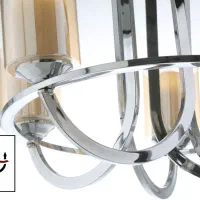 لوستر مدرن پنج شاخه کد A-5  ارسال رایگان|لوستر و چراغ آویز|قزوین, |دیوار