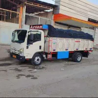 باربری وانت نیسان خاور تک جفت تریلی ایسوزو مسقف کف