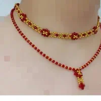 گردنبند منجوق بافت|بدلیجات|اهر, |دیوار