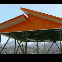 نصب شیروانی  نصاب سقف شیبدار  ورق رنگی