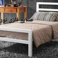 تخت یک نفره فلزی مدل لیندا(تختخواب ۱نفره)|تخت و سرویس خواب|مشهد, خواجه ربیع|دیوار