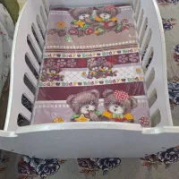 تخت بچه نو / بدون استفاده|تخت و سرویس خواب|قرچک, مهدیه|دیوار