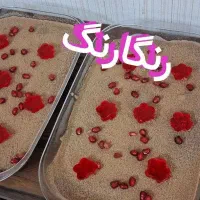غذای خونگی رنگارنگ