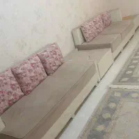 مبل راحتی مدل ال جمع جور و کمجا و ساعت ایستاده .