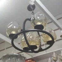 لوستر منظومه ۵ شعله|لوستر و چراغ آویز|سنندج, |دیوار