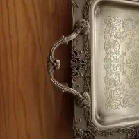 سرویس قاشق و چنگال و یک جفت سینی|ظروف سرو و پذیرایی|تهران, نیروی هوایی (پیروزی)|دیوار