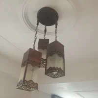 لوستر چوبی ۳،۵ و تک شعله