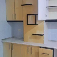 کابینت ام دی اف و سینک کاملا سالم و تمیز در حد نو