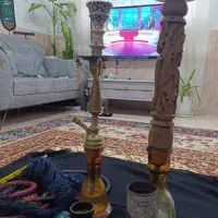 قلیان برنجی و چوبی|کلکسیون و سرگرمی|بندرعباس, |دیوار