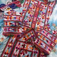 لباس بلوچی دست دوزی زیبا