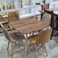 میز نهارخوری پارچه ای پایه راش ناهارخوری