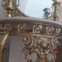 اینه و شمعدان برنز