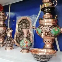 کل ست 20تکه سماور ذغالی همه روهم ALL زغالی B برنجی|سماور، چای‌ساز، قهوه‌ساز|اصفهان, باتون|دیوار