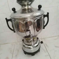 کباب پز گازی موتور دار 2800000وسماور عالی نسب 6500|اجاق گاز و لوازم برقی پخت‌وپز|جوانرود, |دیوار