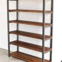 استند و شلف کتابخانه|کتابخانه، شلف، قفسه‌های دیواری|شیراز, بید زرد|دیوار