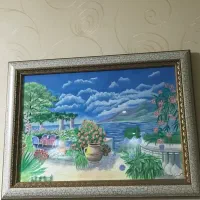 نقاشی ابرنگ و مدادرنگی