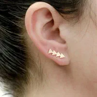 گوشواره مینیمال طلا ساخت سفارشی مستقیم از کارگاه|جواهرات|تهران, بازار|دیوار