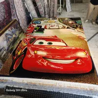 قالیچه طرح کودک تمام نقش نخ تمام متال ترک