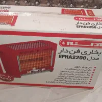 بخاری برقی  ۵ شعله فن دار در حد نو|بخاری، هیتر، شومینه|صومعه‌سرا, |دیوار