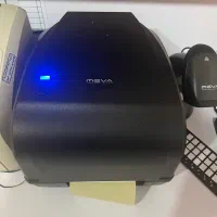 پرینتر لیبل زن به همراه اسکنر بارکد خوان meva