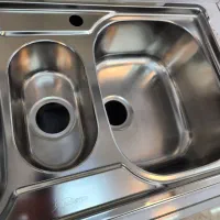 سینک اخوان یک و نیم لگن ۱۰۰ سانت|مصالح و تجهیزات ساختمان|رشت, پارک شهر|دیوار