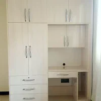 کمددیواری کرمی روشن خط دار ام دی اف اصل...|جاکفشی، کمد، دراور|مریوان, |دیوار