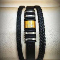 دستبند سه لاین چرم مردانه|بدلیجات|قم, ارم|دیوار