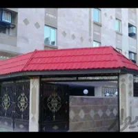 اجرای شیروانی خرپاآردواز  سردری آلاچیق شاخ گوزنی