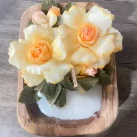 شمع گل دستساز