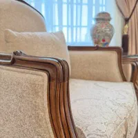 مبل کلاسیک سه گل فرانسوی تولیدی مبل آسایش|مبلمان خانگی و میز عسلی|اردبیل, |دیوار