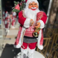 بابانوئل 30تا90 سانت درخت کریسمس وارداتی فیس واقعی