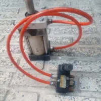 جک پنوماتیک با شیر برقی