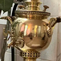 سماور توپی روسی|کلکسیون اشیاء عتیقه|میبد, |دیوار