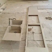 صفحه کابینت ،بهمراه سینک سرامیکی وشیراهرمی