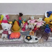 اسباب بازی عروسک سیسمونی خرس آویزتخت لوازم التحریر