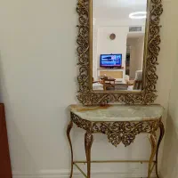 آیینه و کنسول انتیک طرح ایتالیایی