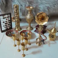 ظرف ظروف برنجی کلکسیونی وارداتی