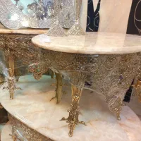 جلومبلی برنز آنتیک برنجیان|مبلمان خانگی و میز عسلی|ارومیه, |دیوار