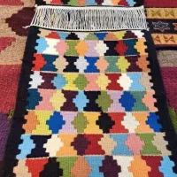 گلیم هر انداره با هر نخی بافته میشود|گلیم، جاجیم، گبه|قدس, شهرقدس|دیوار