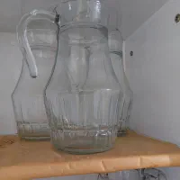 پارچ شیشه ایی ۴ عدد